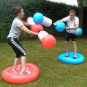 (302/2K) Lot RRP £140. 4x Duel Battle Inflatable Gladiator Game RRP £35 Each. (All Units Have Ret...