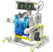 (212/10C) Lot RRP £110. 5x Items. 4x 14 In 1 Solar Powered Robot Kit RRP £20 Each. 1x Robotic Hed...