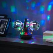 (101/5N) Lot RRP £129. 6x Items. 1x Twin Disco Ball In Black RRP £25. 3x Remote Control Multicolo...