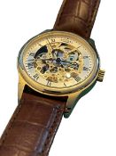 Rotary Skeleton Automatic Men’s Watch