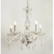 (82/Mez) Lot RRP £160 Ð 3x Light Boutique Items. 1x Marie Teresa 5 Light Chandelier RRP £75. 1x H...