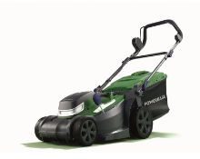 (38/Mez) Lot RRP £488. 2x Powerbase Items. 1x 34cm 40V Cordless Lawnmower RRP £189 (No Batteries,...