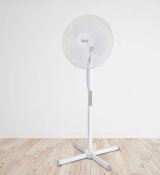 (94/M1F) Lot RRP £200 Ð 7x Arlec Fan Items. 6x 16Ó 3 Blade Pedestal White RRP £25 Each. 1x 50cm 3...