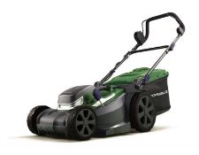 (39/Mez) Lot RRP £498. 2x Powerbase 37cm 40V Cordless Lawnmower RRP £249 Each. (Both Units No Bat...