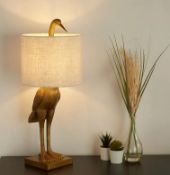 (84/Mez) Lot RRP £120 Ð 3x Lighting Items. 1x Crane Table Lamp RRP £60. 1x Poppy Table Lamp White...