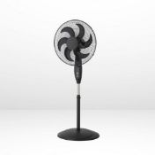 (8/Mez/1B) Lot RRP £130. 3x Arlec Items. 2x 16 Inch 6 Blade Black Pedestal Fan RRP £45 Each. 1x A...