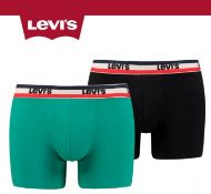(1) Lot RRP £110. 5x Levi's 2 Pack Green/Black Boxers 200SF Size Small RRP £22 Each. (All Items A...