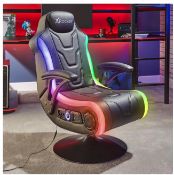 (262/R3/P) RRP: £299.99. X Rocker Monsoon 4.1 Pedestal Gaming Chair. (Main Body, 2x Arms, Pedesta...