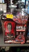(100/7D) Lot RRP £180. 9x Red5 RC Wall Climbing Super Car Red RRP £20 Each. (All Units Have Retur...