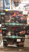 (147/R8) Lot RRP £135. 3x Red5 Monster Truck RC Red RRP £45 Each. (All Units Have Return To Manuf...