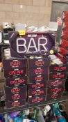 (126/R8) Lot RRP £360. 18x Neon Bar Wall Light RRP £20 Each. (All Units Have Return To Manufactur...