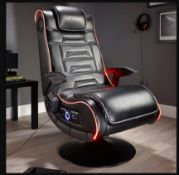 (261/R3) RRP £279.99. X Rocker Evo Pro 4.1 RGB LED. (Main Body, Pedestal And 2x Arms In Lot).