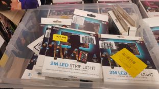 (248/9F) Lot RRP £336. Approx 28x Red5 2M LED Colour Changing Strip Light RRP £12 Each. (All Unit...