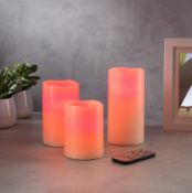 (219/6I) Lot RRP £264. 10x Items. 2x Remote Control Multi-Coloured Candles RRP £18 Each. 2x Eleph...