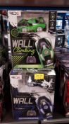 (101/7D) Lot RRP £200. 10x Red5 RC Wall Climbing Car RRP £20 Each. (8x Blue, 2x Red). (All Units...