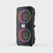 (42/10J) Lot RRP £178. 2x iDance DJX-100 Light-Up Bluetooth Party Speaker RRP £89 Each. (All Unit...