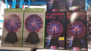 (91/7C) Lot RRP £300. 10x 6Ó Plasma Ball RRP £30 Each. (6x Red5, 4x Global Gizmos). (All Units Ha...