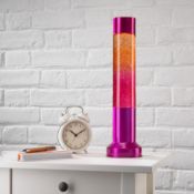 (223/2A) Lot RRP £140. 7x Glitter Lamp Light Pink RRP £20 Each. (All Units Have Return To Manufac...