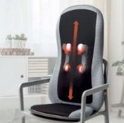 (23/11B) RRP £149. Sharper Image Bodyscan Shiatsu Massage Chair Cushion. (Unit Has Return To Manu...