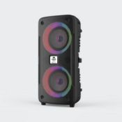 (43/10J) Lot RRP £178. 2x iDance DJX-100 Light-Up Bluetooth Party Speaker RRP £89 Each. (All Unit...