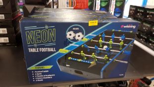 (78/7A) Lot RRP £125. 5x #winning Neon Table Football RRP £25 Each. (All Units Have Return To Ma...