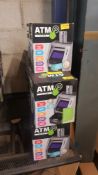 (244/9H) Lot RRP £360. 12x ATM Touchscreen Digital Bank RRP £30 Each. (All Units Have Return To...