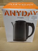 John Lewis Anyday 1.7L Kettle. RRP £25 - GRADE U