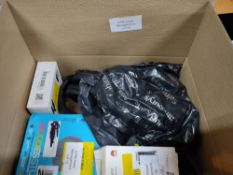 Large Assorted Box of Mixed Tech/electricals. APPROX. RRP £200 - £500. - GRADE U