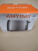 John Lewis Anyday 2 slice toaster. RRP £25 - GRADE U