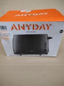 John Lewis Anyday 2 slice toaster. RRP £25 - GRADE U