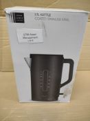John Lewis 1.7L Kettle Coated Stainless Steel. RRP £45 - GRADE U