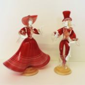 Vintage Murano Glass Franco Toffolo Sculptures circa 1960's