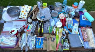 Home Kitchen Utensils - Cake Stands, Containers, Temp Gauges, Scissors, Scraws + Much more