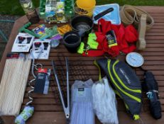 Home Garden & Camping - BBQ Skewers, Bird Feeder, Umbrella, Utensils, Seeds & Much More