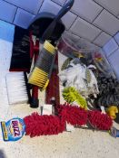 Domestic Cleaning-ware - Brush Heads, Mop Heads, Clothes Pegs, Handles & Dusters