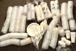 Disposable Plastic Cups, Lids & Cutlery