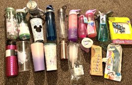 Domestic Homeware - Drinks & Flasks Containers + Straws - Metal and Plastic