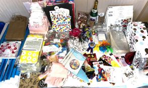 Mega Birthday Party Pack for Girls and Boys - Balloons, Wrapping, Gift Bags, Cards - RRP Over £25...