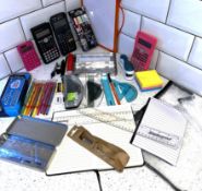 Childrens Back to School & Office Supplies - Offord Methodical Instruments, Calculator, Pens etc