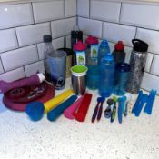 Large Selection of Drinks Containers, Childrens Utensils, Plates & Ice Lolly Makers