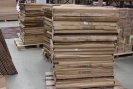 50 panels, 18sqm Burnt Umber Rustic Grade *NEEDS REFINISHING BP8067