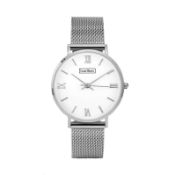 Luke Henry Broadway 32MM Silver Mesh Watch RRP 119.00