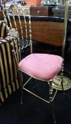 Italian Brass Chiavari Chair