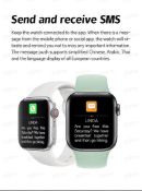 2022 T900 Pro Max Smartwatch Bluetooth Dial Call Series 7 Smart Watch - White