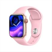 2022 T900 Pro Max Smartwatch Bluetooth Dial Call Series 7 Smart Watch Rose Gold Free Extra Strap