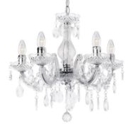 (171/Mez) Lot RRP £160. 3x Light Boutique Items. 1x Marie Teresa 5 Light Chandelier RRP £75. 1x H...