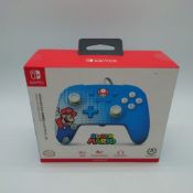 (37/6G) Lot RRP £80. 4x Power A Nintendo Switch Wired Controllers RRP £20 Each. 2x Super Mario Bl...