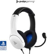 (32/6G) Lot RRP £99.96. 4x PDP Gaming Headsets. 3x LVL40 Wired White PS4 / PS5 RRP £24.99 Each. 1...