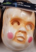 (120/6B) Lot RRP £84. 23x Creepy Doll Mask RRP £3 Each. 1x Horned Skeleton Mask RRP £5. 1x Skull...