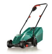 (219/Mez/1E) Lot RRP £300. 4x Bosch Items. 3x Rotak 32-12 Electric Lawn Mower RRP £90 Each (1x Un...